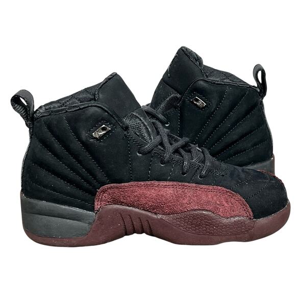 A Ma Maniére x Air Jordan 12 Retro SP PreSchool 'Black' FB2686-001 SIZE 12C - Picture 7 of 11